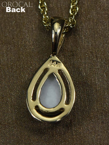 Gold Quartz Pendant Orocal Pn442Qx Genuine Hand Crafted Jewelry - 14K Yellow Casting