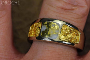 Gold Quartz Ring Ladies Orocal Rm6510Lq Genuine Hand Crafted Jewelry - 14K Yellow Casting