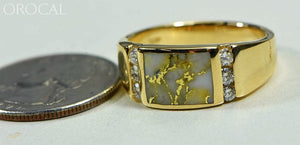 Gold Quartz Ring Orocal Rm1052D42Q Genuine Hand Crafted Jewelry - 14K Casting