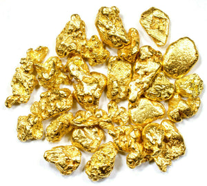 1.000 GRAMS ALASKAN YUKON BC NATURAL PURE GOLD NUGGETS #6 MESH - Liquidbullion