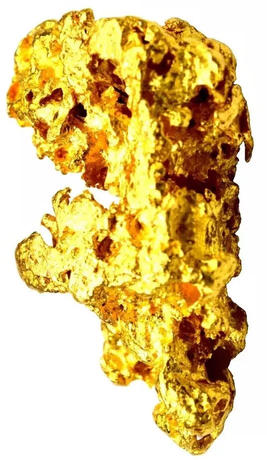 9.093 GRAMS AUSTRALIAN NATURAL PURE GOLD NUGGET GENUINE HIGH PURITY (#AU300)