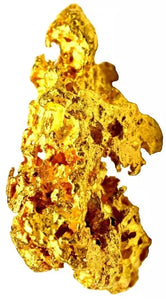 9.093 GRAMS AUSTRALIAN NATURAL PURE GOLD NUGGET GENUINE HIGH PURITY (#AU300)