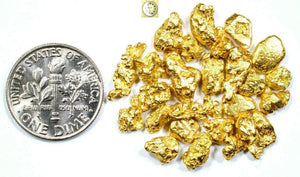 0.900+ GRAMS ALASKAN YUKON BC NATURAL PURE GOLD NUGGET HAND PICKED - Liquidbullion