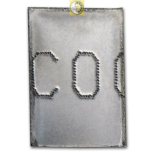 1 GRAM VALCAMBI .9995 FINE PLATINUM BULLION BAR FROM NEW SHEET OF 50 - Liquidbullion