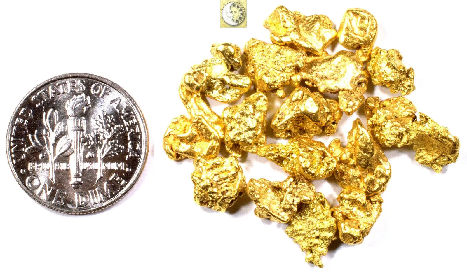 1.000+ GRAMS ALASKAN YUKON BC NATURAL PURE GOLD NUGGET HAND PICKED - Liquidbullion