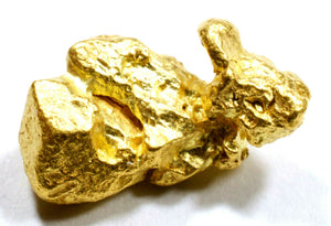 1.003 GRAMS AUSTRALIAN NATURAL PURE GOLD NUGGET GENUINE 94-98% PURE (#AU209) - Liquidbullion