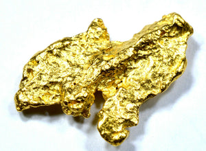 1.013 GRAMS AUSTRALIAN NATURAL PURE GOLD NUGGET GENUINE 94-98% PURE (#AU609)
