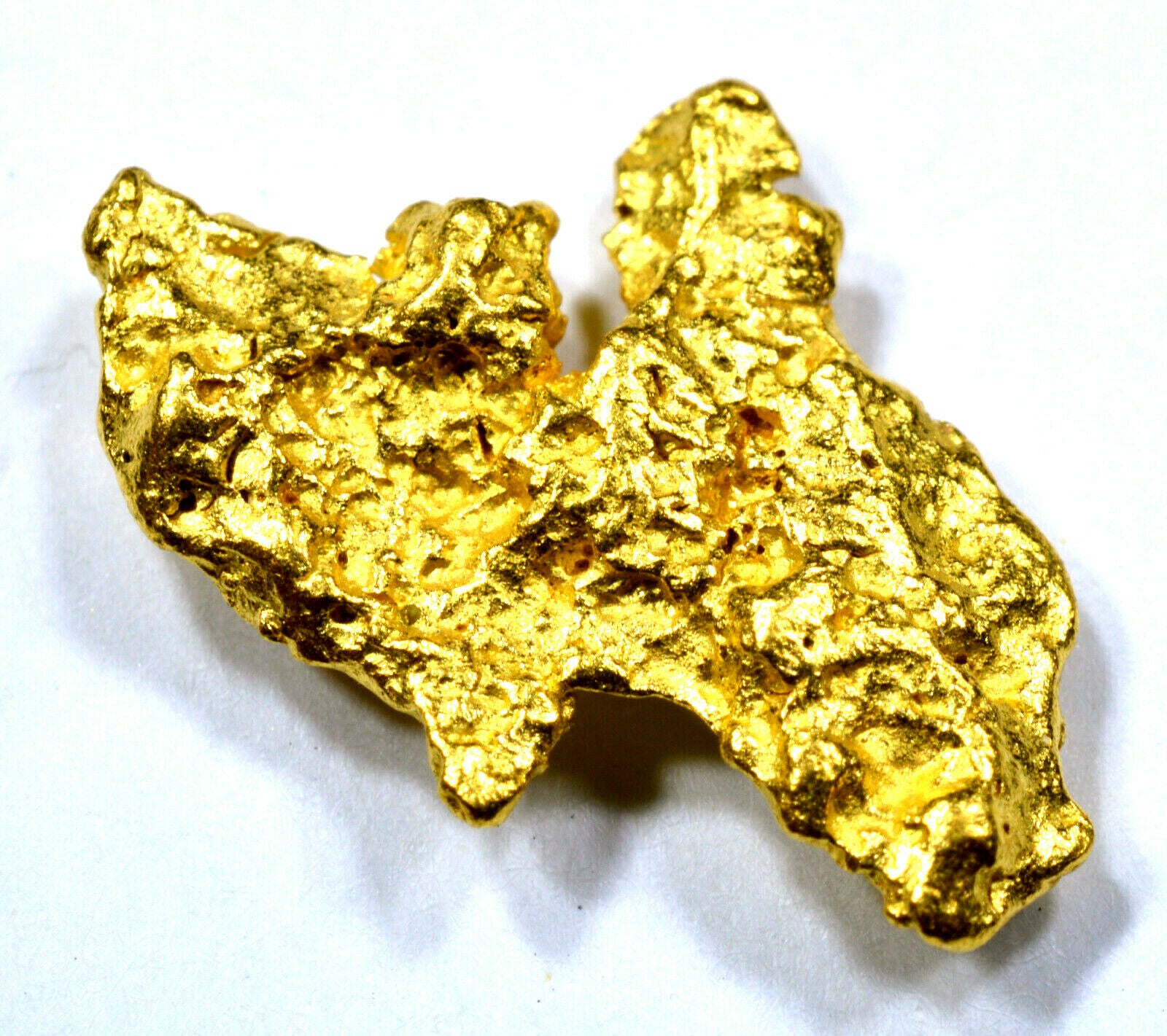1.013 GRAMS AUSTRALIAN NATURAL PURE GOLD NUGGET GENUINE 94-98% PURE (#AU609)