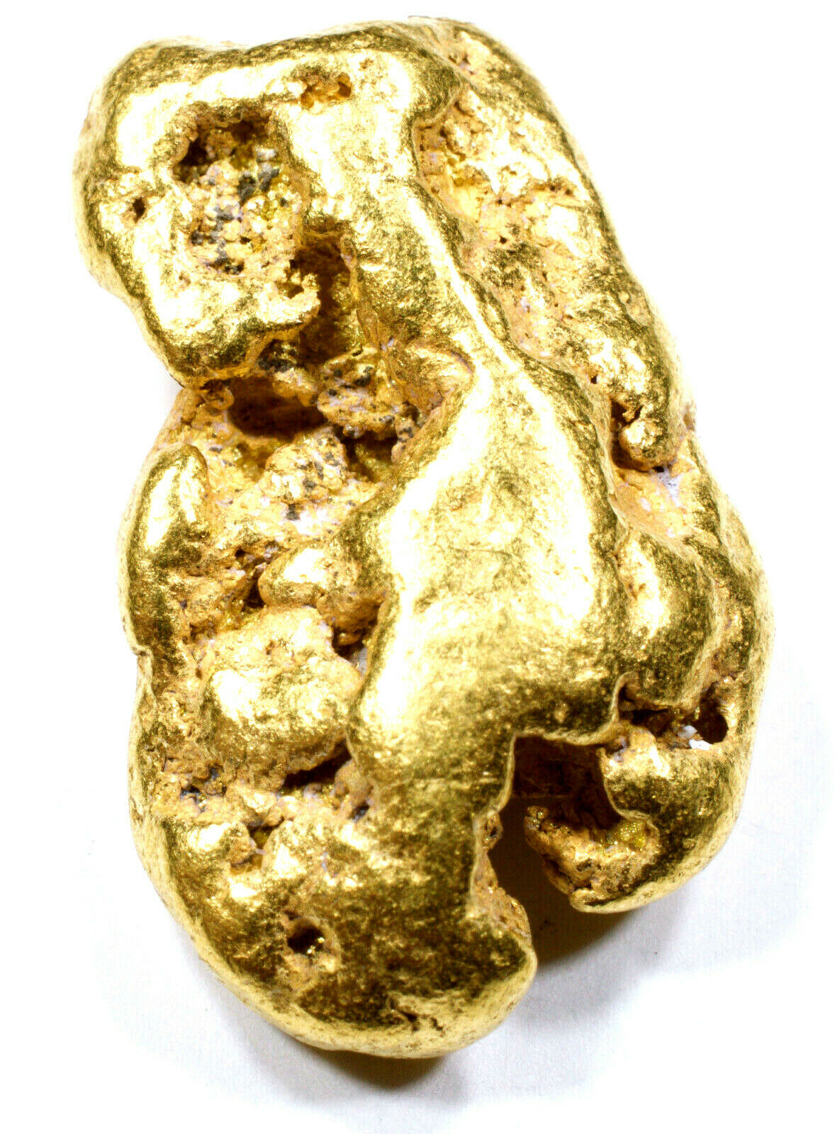 10.683 GRAMS ALASKAN YUKON NATURAL PURE GOLD NUGGET GENUINE (#N913) B GRADE