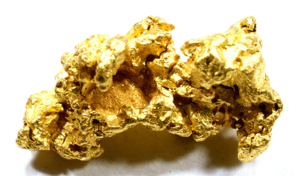 1.069 GRAMS AUSTRALIAN NATURAL PURE GOLD NUGGET GENUINE 94-98% PURE (#AU204) - Liquidbullion