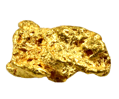 1.109 GRAMS AUSTRALIAN NATURAL PURE GOLD NUGGET GENUINE 94-98% PURE (#AU317)