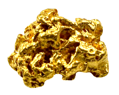 1.124 GRAMS AUSTRALIAN NATURAL PURE GOLD NUGGET GENUINE 94-98% PURE (#AU313)