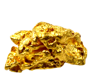 1.124 GRAMS AUSTRALIAN NATURAL PURE GOLD NUGGET GENUINE 94-98% PURE (#AU306)