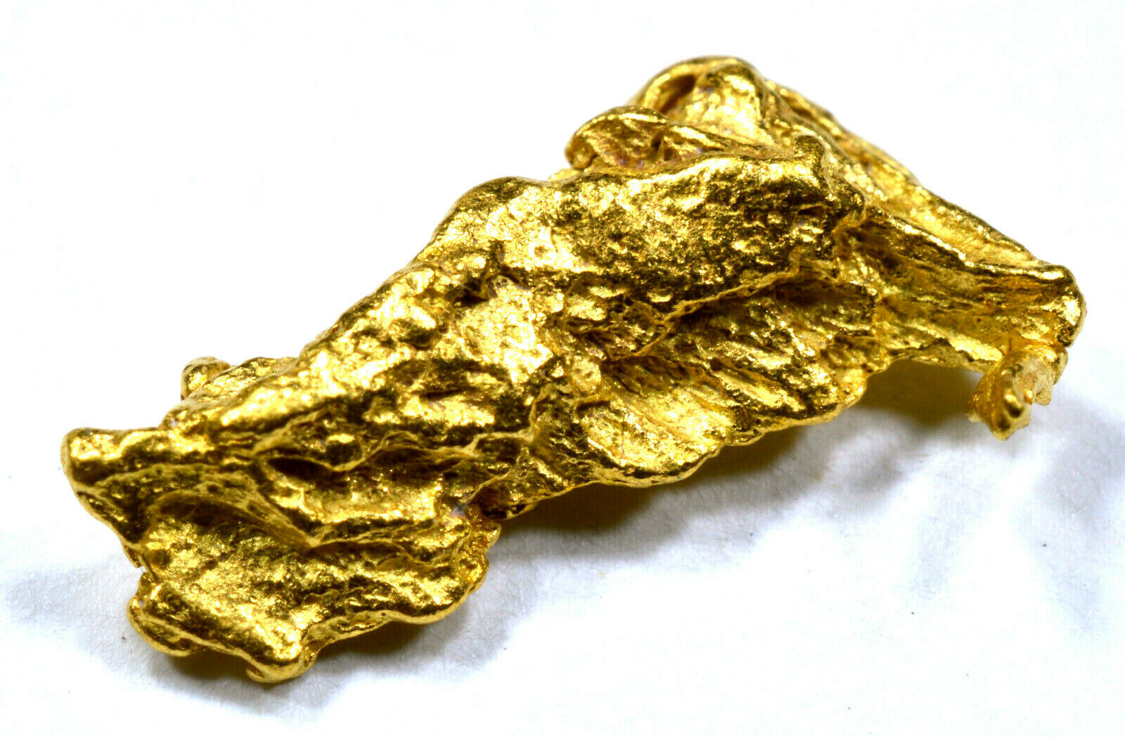 1.732 GRAMS AUSTRALIAN NATURAL PURE GOLD NUGGET GENUINE 94-98% PURE (#AU51)