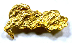 1.129 GRAMS AUSTRALIAN NATURAL PURE GOLD NUGGET GENUINE 94-98% PURE (#AU501)