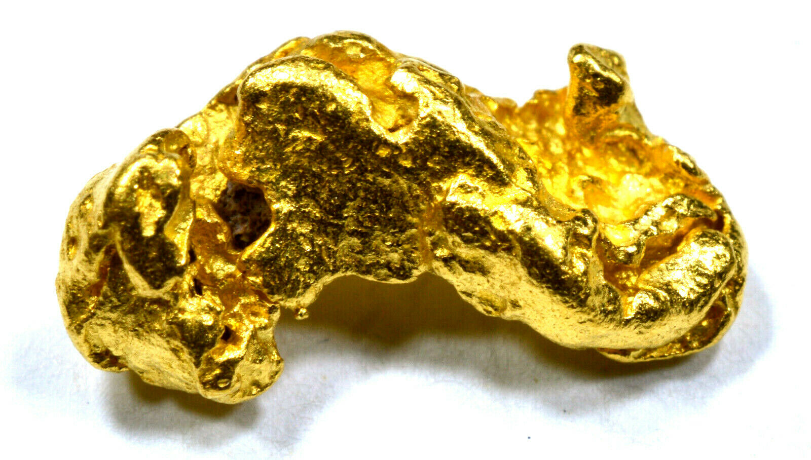 1.168 GRAMS AUSTRALIAN NATURAL PURE GOLD NUGGET GENUINE 94-98% PURE (#AU504)