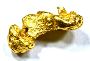 1.168 GRAMS AUSTRALIAN NATURAL PURE GOLD NUGGET GENUINE 94-98% PURE (#AU504)