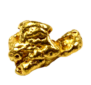 1.169 GRAMS AUSTRALIAN NATURAL PURE GOLD NUGGET GENUINE 94-98% PURE (#AU314)