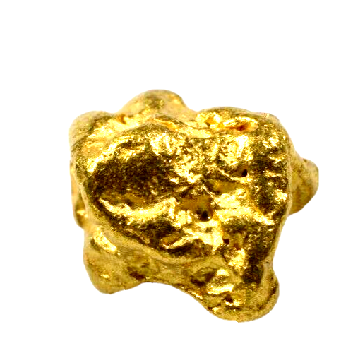 1.214 GRAMS AUSTRALIAN NATURAL PURE GOLD NUGGET GENUINE 94-98% PURE (#AU309)