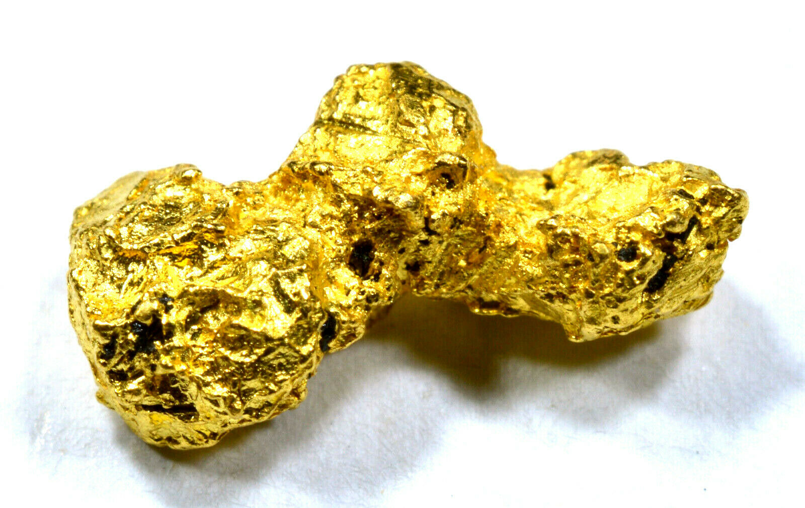 1.223 GRAMS AUSTRALIAN NATURAL PURE GOLD NUGGET GENUINE 94-98% PURE (#AU503)