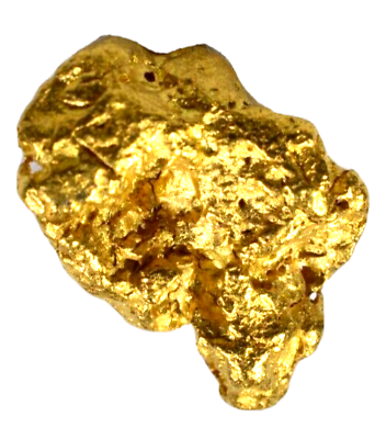 1.236 GRAMS AUSTRALIAN NATURAL PURE GOLD NUGGET GENUINE 94-98% PURE (#AU305)