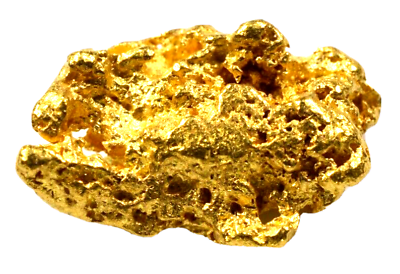 1.240 GRAMS AUSTRALIAN NATURAL PURE GOLD NUGGET GENUINE 94-98% PURE (#AU300)