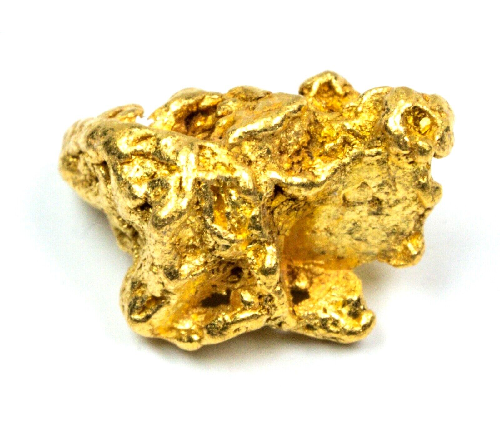 1.284 GRAMS ALASKAN NATURAL PURE GOLD NUGGET GENUINE (#N32)
