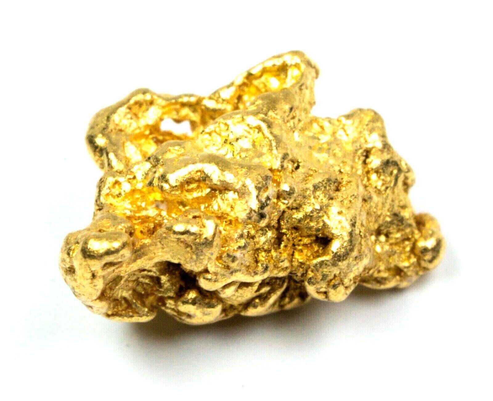 1.284 GRAMS ALASKAN NATURAL PURE GOLD NUGGET GENUINE (#N32)