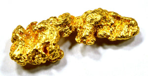 1.404 GRAMS AUSTRALIAN NATURAL PURE GOLD NUGGET GENUINE 94-98% PURE (#AU604)