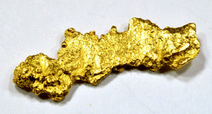 1.408 GRAMS AUSTRALIAN NATURAL PURE GOLD NUGGET GENUINE 94-98% PURE (#AU607)