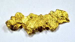 1.408 GRAMS AUSTRALIAN NATURAL PURE GOLD NUGGET GENUINE 94-98% PURE (#AU607)