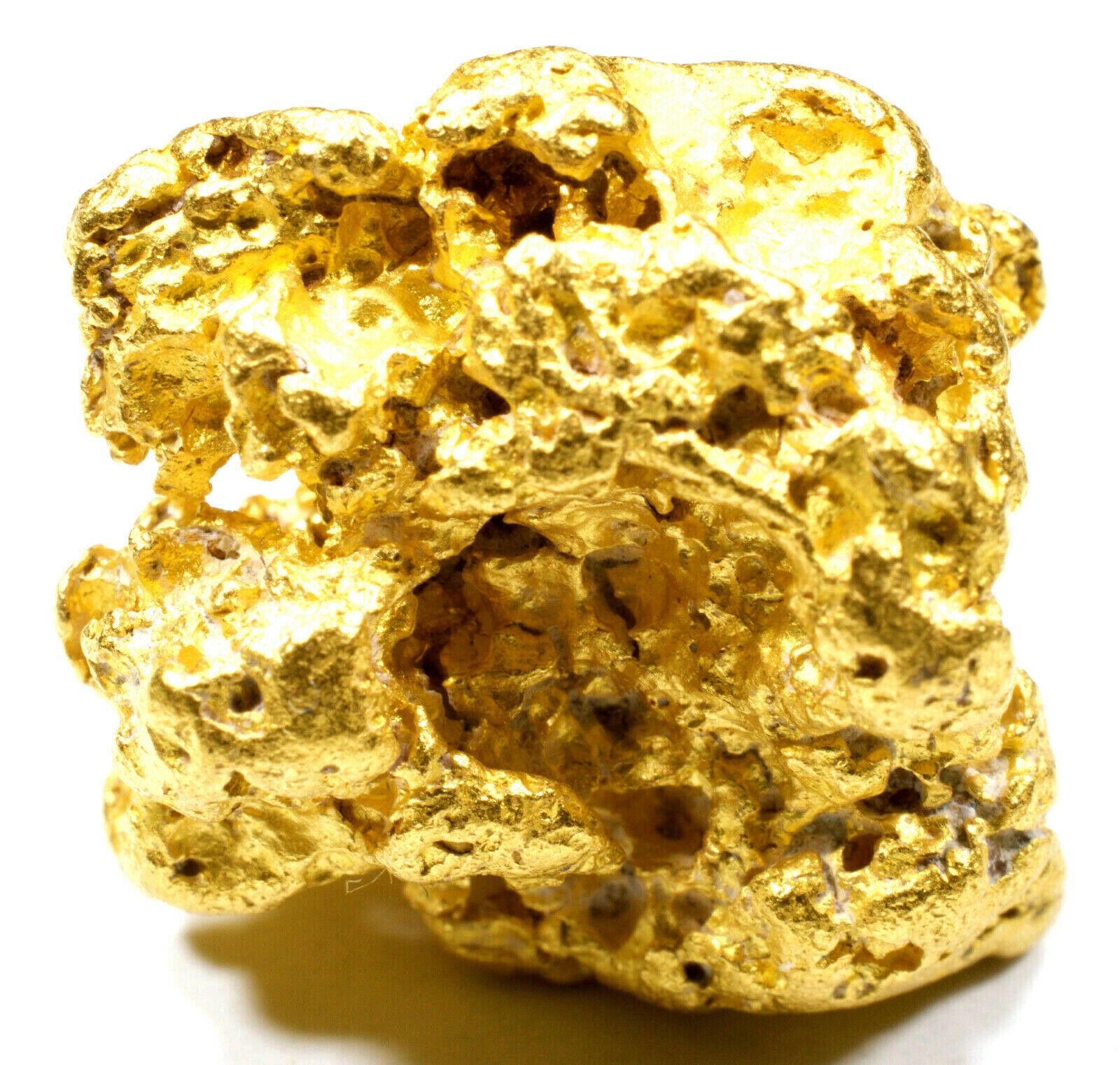 14.187 GRAMS AUSTRALIAN NATURAL PURE GOLD NUGGET GENUINE 94-98% PURE (#AU800) A GRADE - Liquidbullion