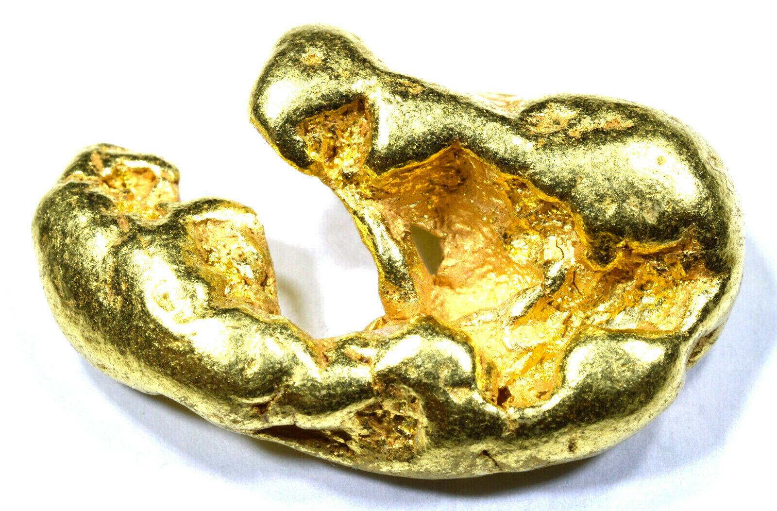 14.818 GRAMS ALASKAN YUKON NATURAL PURE GOLD NUGGET GENUINE (#N416) B GRADE