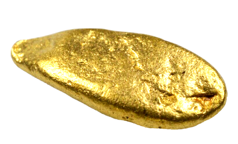 1.486 GRAMS AUSTRALIAN NATURAL PURE GOLD NUGGET GENUINE 94-98% PURE (#AU312)
