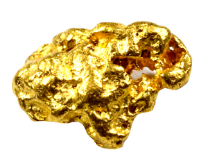 1.538 GRAMS AUSTRALIAN NATURAL PURE GOLD NUGGET GENUINE 94-98% PURE (#AU318)