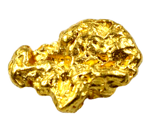1.538 GRAMS AUSTRALIAN NATURAL PURE GOLD NUGGET GENUINE 94-98% PURE (#AU318)