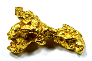 1.552 GRAMS AUSTRALIAN NATURAL PURE GOLD NUGGET GENUINE 94-98% PURE (#AU600)