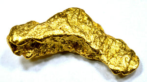 1.690 GRAMS AUSTRALIAN NATURAL PURE GOLD NUGGET GENUINE 94-98% PURE (#AU502)