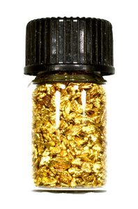 5.000 GRAMS ALASKAN YUKON BC NATURAL PURE GOLD NUGGETS #16 MESH WITH BOTTLE (#B160) - Liquidbullion