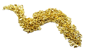 1.000 GRAMS ALASKAN YUKON BC NATURAL PURE GOLD NUGGETS #12 MESH - LIQUID BULLION 