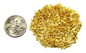 10.000 GRAMS ALASKAN YUKON BC NATURAL PURE GOLD NUGGETS #16 MESH WITH BOTTLE (#B160) - Liquidbullion
