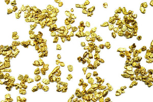 1.550 GRAMS ALASKAN YUKON BC NATURAL PURE GOLD NUGGETS #16 MESH WITH BOTTLE (#B160)