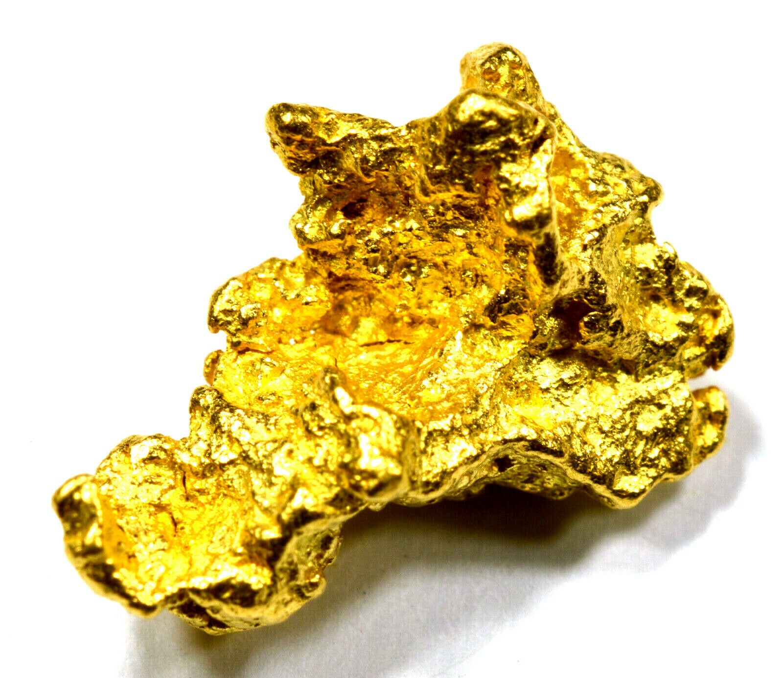 1.839 GRAMS AUSTRALIAN NATURAL PURE GOLD NUGGET GENUINE 94-98% PURE (#AU605)