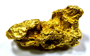 1.840 GRAMS AUSTRALIAN NATURAL PURE GOLD NUGGET GENUINE 94-98% PURE (#AU601)