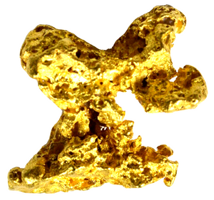 18.283 GRAMS AUSTRALIAN NATURAL PURE GOLD NUGGET GENUINE 94-98% PURE (#AU800)
