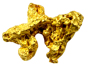 18.283 GRAMS AUSTRALIAN NATURAL PURE GOLD NUGGET GENUINE 94-98% PURE (#AU800)