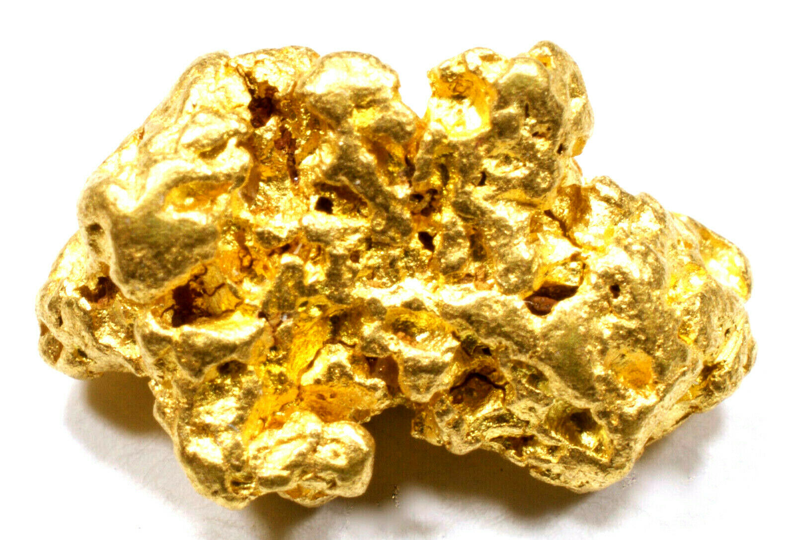 1.973 GRAMS AUSTRALIAN NATURAL PURE GOLD NUGGET GENUINE 94-98% PURE (#AU404) - Liquidbullion