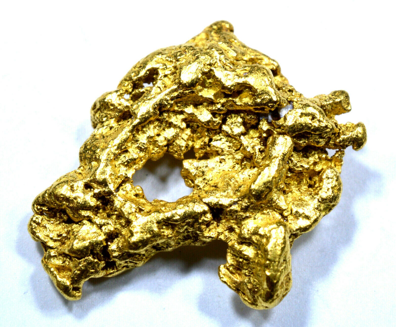 2.033 GRAMS AUSTRALIAN NATURAL PURE GOLD NUGGET GENUINE 94-98% PURE (#AU403)