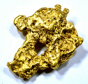 2.033 GRAMS AUSTRALIAN NATURAL PURE GOLD NUGGET GENUINE 94-98% PURE (#AU403)