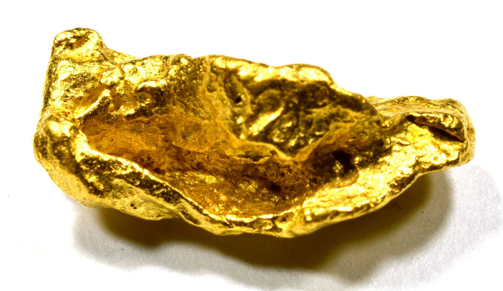 2.061 GRAMS AUSTRALIAN NATURAL PURE GOLD NUGGET GENUINE 94-98% PURE (#AU800)